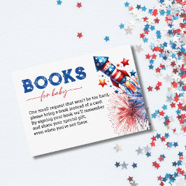 Tarjeta De Recepción Fuegos artificiales 4 de julio Babay Shower Books