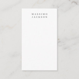 Tarjeta De Recepción Fuente Serif Profesional Minimalista Elegante de M