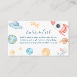 Tarjeta De Recepción Fuera de este Personalizado espacial mundial