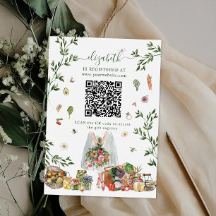 Tarjeta De Recepción Fuera del mercado   Código QR del Registro de Duch