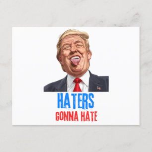 Tarjeta De Recepción Funny Haters odiará las citas graciosas diciendo t