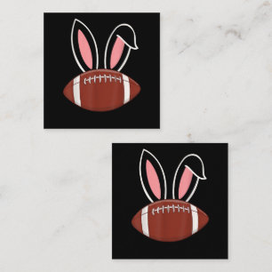 Tarjeta De Recepción Fútbol Americano Orejitas de Conejo