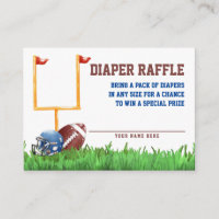Fútbol Baby Shower Diaper Raffle