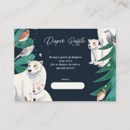 Tarjeta De Recepción Gabinete de barrido de pañales para Baby Shower de