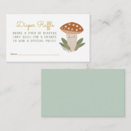 Tarjeta De Recepción Gabinete de pañales de champiñón pequeño