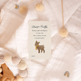 Tarjeta De Recepción Gabinete de pañales para pañales para amigos de Wo