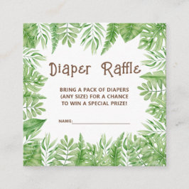 Tarjeta De Recepción Gabinete de raperos de Baby Shower Safari de Leo