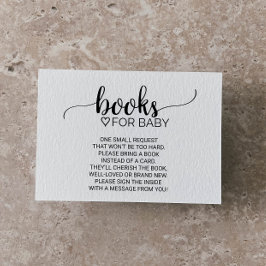 Tarjeta De Recepción Gabinete de solicitud de libro de caligrafía negra