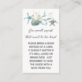 Tarjeta De Recepción Gabinete de solicitud de libro de Jellyfish Baby S