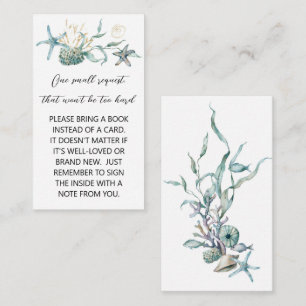 Tarjeta De Recepción Gabinete de solicitud de libro de Jellyfish Baby S