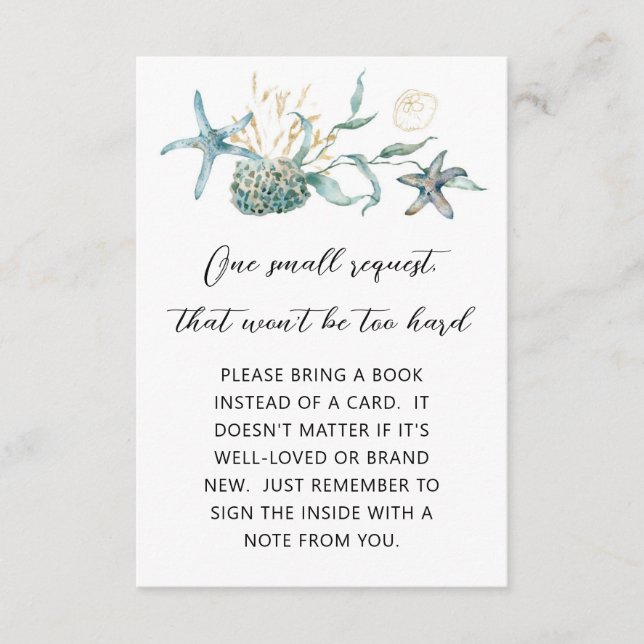 Tarjeta De Recepción Gabinete de solicitud de libro de Jellyfish Baby S (Anverso)