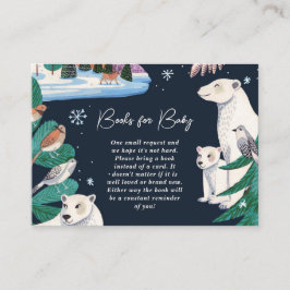 Tarjeta De Recepción Gabinete de solicitud de libro de Polar Bear Baby