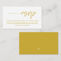 Gabinete RSVP elegante, Minimalista y Boda en líne