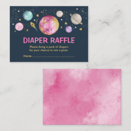 Tarjeta De Recepción Galaxia Espacio Ultraterrestre Estrella de la Luna