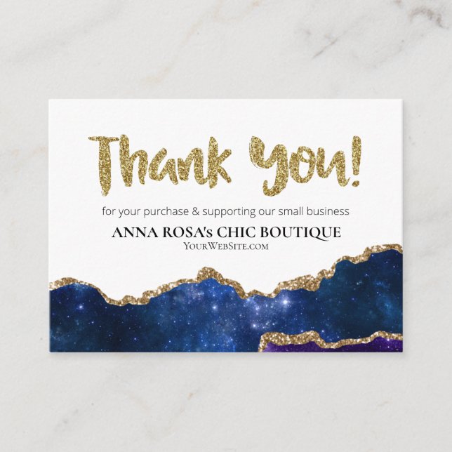 Tarjeta De Recepción *~* Galaxy AGATE QR Logo GRACIAS A LA Revisión AP8 (Anverso)