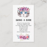 Gato gatito gatito gatito Baby Shower trae un libr