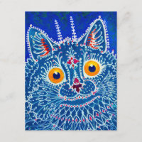 Gato gótico azul