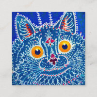 Gato gótico azul