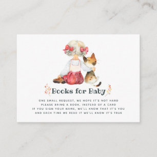 Tarjeta De Recepción Gato Lindo Otoño - Libro de Solicitud de Baby Show