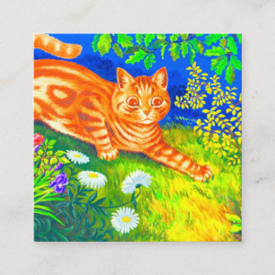 Tarjeta De Recepción Gato nocturno