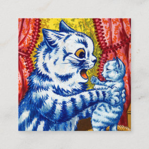 Tarjeta De Recepción Gato y sus gatitos