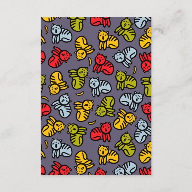 Tarjeta De Recepción Gatos más bananas (Anverso)