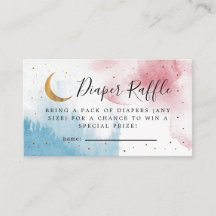 Gemelos Por La Luna Baby Shower Diaper Raffle