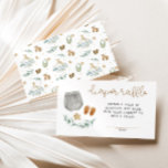 Tarjeta De Recepción Género Neutral Juguetes Vintage Diaper Raffle<br><div class="desc">Celebremos a los futuros padres con esta linda colección de duchas para bebés neutra de género.</div>