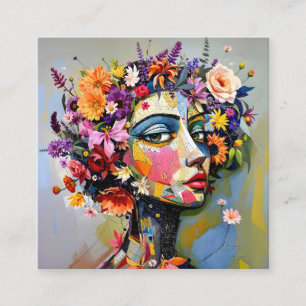 Tarjeta De Recepción "Geometría Floral" - Retrato Botánico