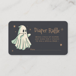 Tarjeta De Recepción Ghost Halloween Spooktacular Diaper Raffle