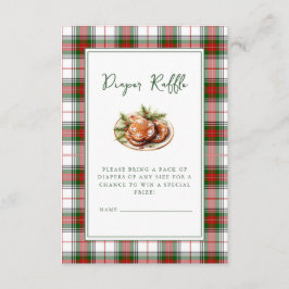 Tarjeta De Recepción Gingerbread Man Navidades Baby Shower