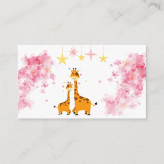Tarjeta De Recepción Giraffe de solicitud de libro