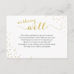 Tarjeta De Recepción Glamour de Relieve metalizado dorado Faux moderno