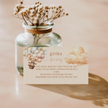 Globos de Oso Teddy Bear libros de espera Baby Sho