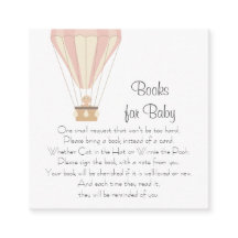 Globos rosados de aire caliente Libros para bebé