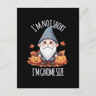 Tarjeta De Recepción Gnomo Lindo Caprichoso en Otoño