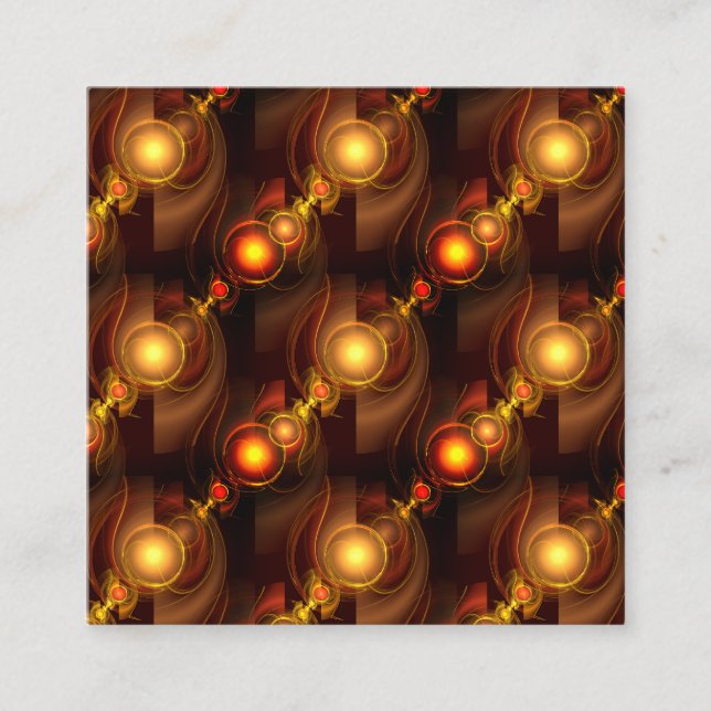 Tarjeta De Recepción Gold Modern Boho Elegant Abstract Art Pattern #501 (Anverso)