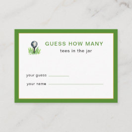 Tarjeta De Recepción Golf Bachelorette party Bridal shower Game