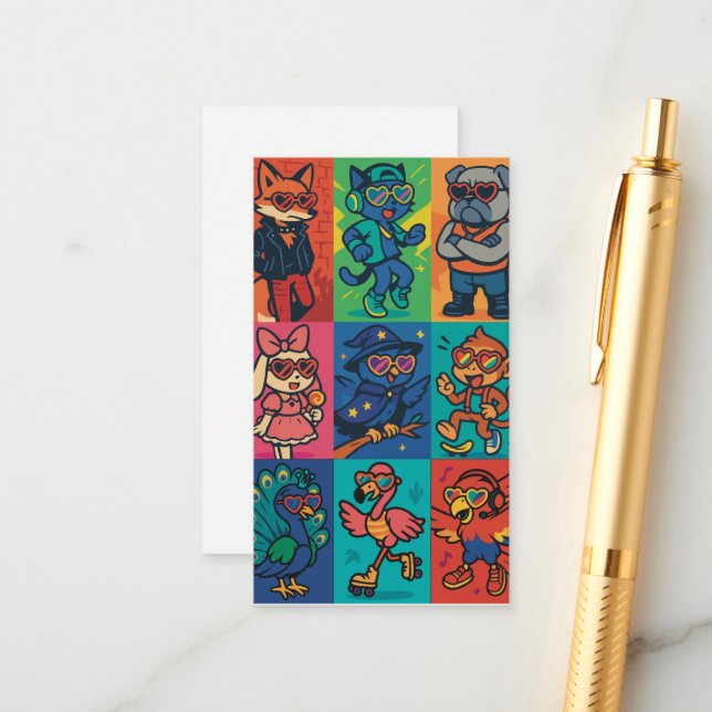 Tarjeta De Recepción Golpes y bestias (Anverso/Reverso In Situ)