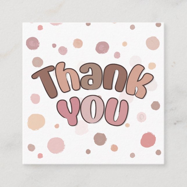 Tarjeta De Recepción Gracias (Anverso)