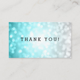 Tarjeta De Recepción Gracias insertar luces del purpurina de Ombre de