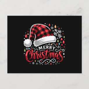 Tarjeta De Recepción Graciosa Feliz Navidad