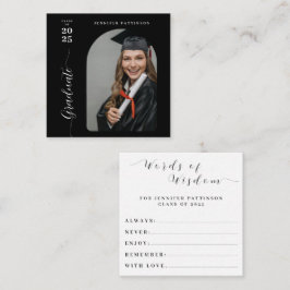 Tarjeta De Recepción Graduation Words of Wisdom for Graduate