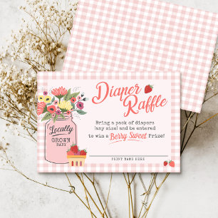 Tarjeta De Recepción Granjeros de dulces de Berry en el mercado ducha D