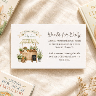 Tarjeta De Recepción Granjeros de Salvia Cultivada Localmente Libros pa