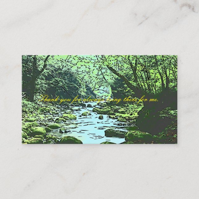 Tarjeta De Recepción Green (Anverso)