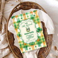 Green Lucky Little Shamrock Diapper Raffle