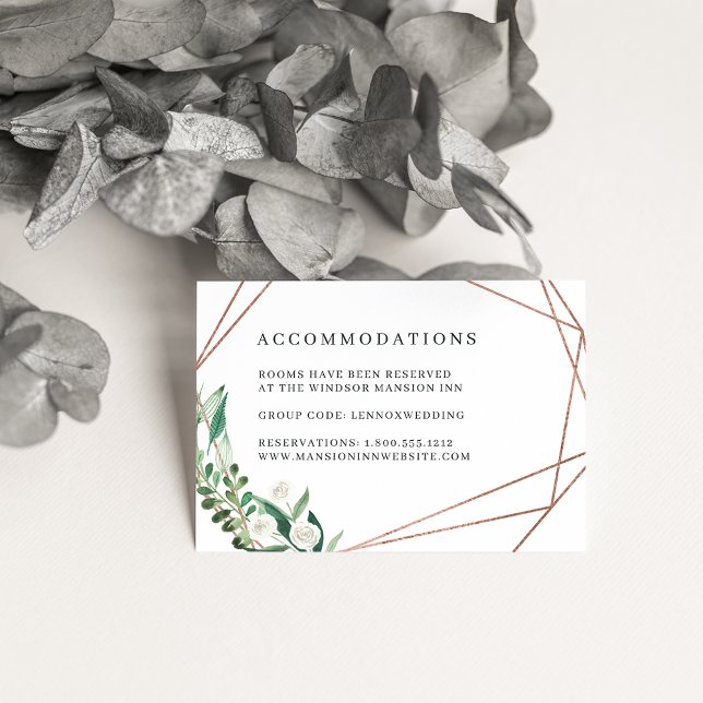 Tarjeta De Recepción Greenhouse | Alojamiento en Hotel Boda (Subido por el creador)