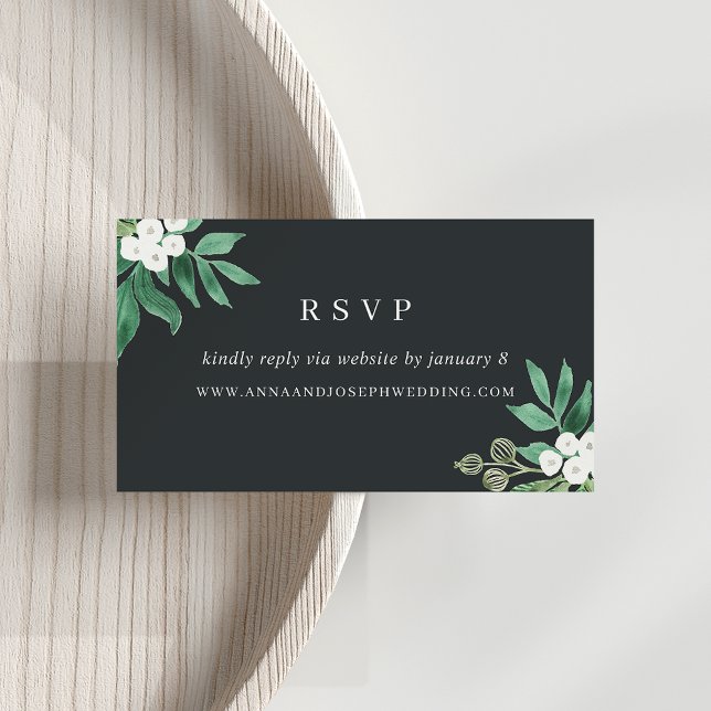 Tarjeta De Recepción Greenhouse | Sitio web Boda RSVP (Subido por el creador)