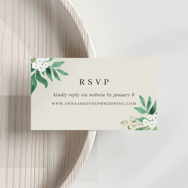 Tarjeta De Recepción Greenhouse | Sitio web Boda RSVP (Subido por el creador)